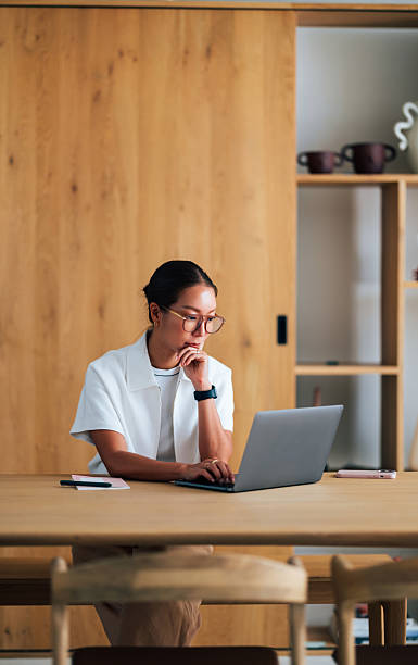 Professional workspace with digital marketing tools